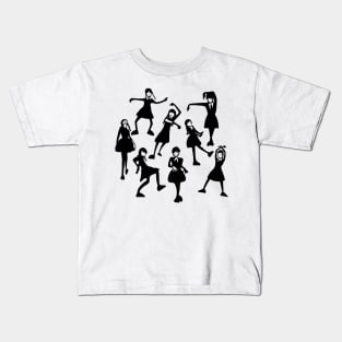 Wednesday's Dance Moves Kids T-Shirt